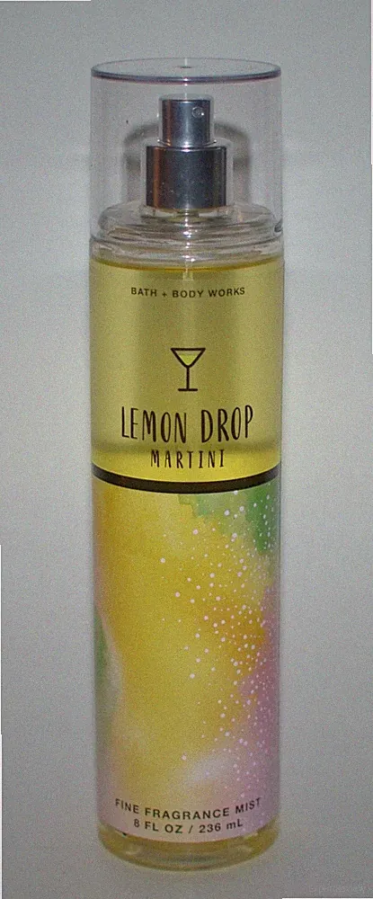 1 BATH & BODY WORKS LEMON DROP MARTINI FINE FRAGRANCE MIST BODY SPRAY 8OZ LARGE
