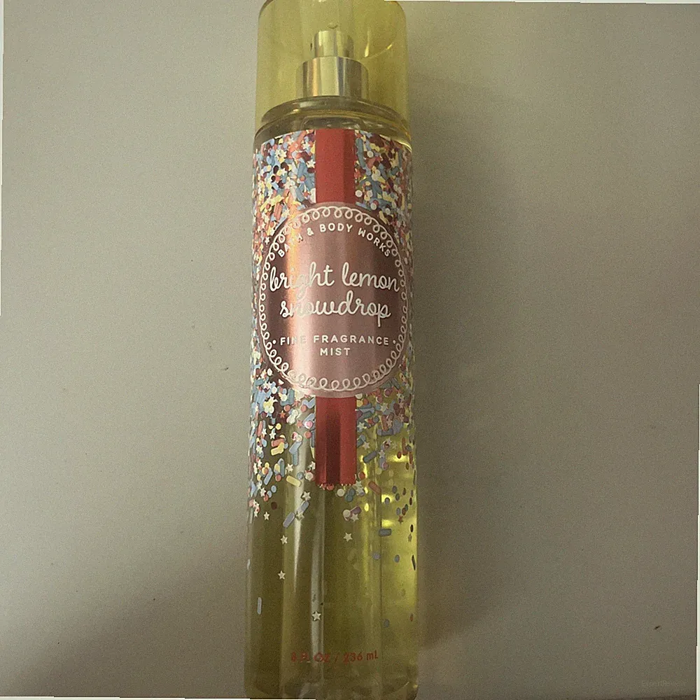 Bath & Body Works Bright Lemon Snowdrop Fragrance Mist 8 fl oz NEW Holiday Spray