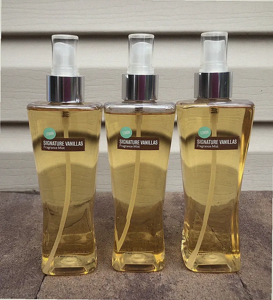 Bath Body Works Signature Vanillas Lemon Fragrance Mist spray summer perfume