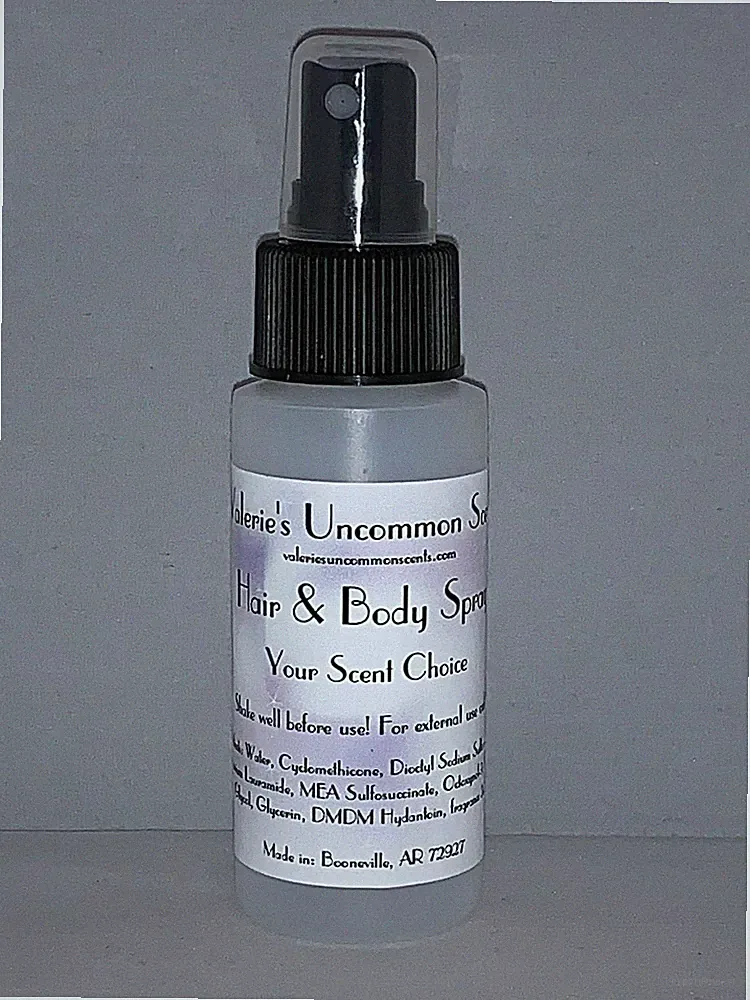 Lemon Verbena scented HAIR & BODY PERFUME FRAGRANCE SPRAY MIST 2oz