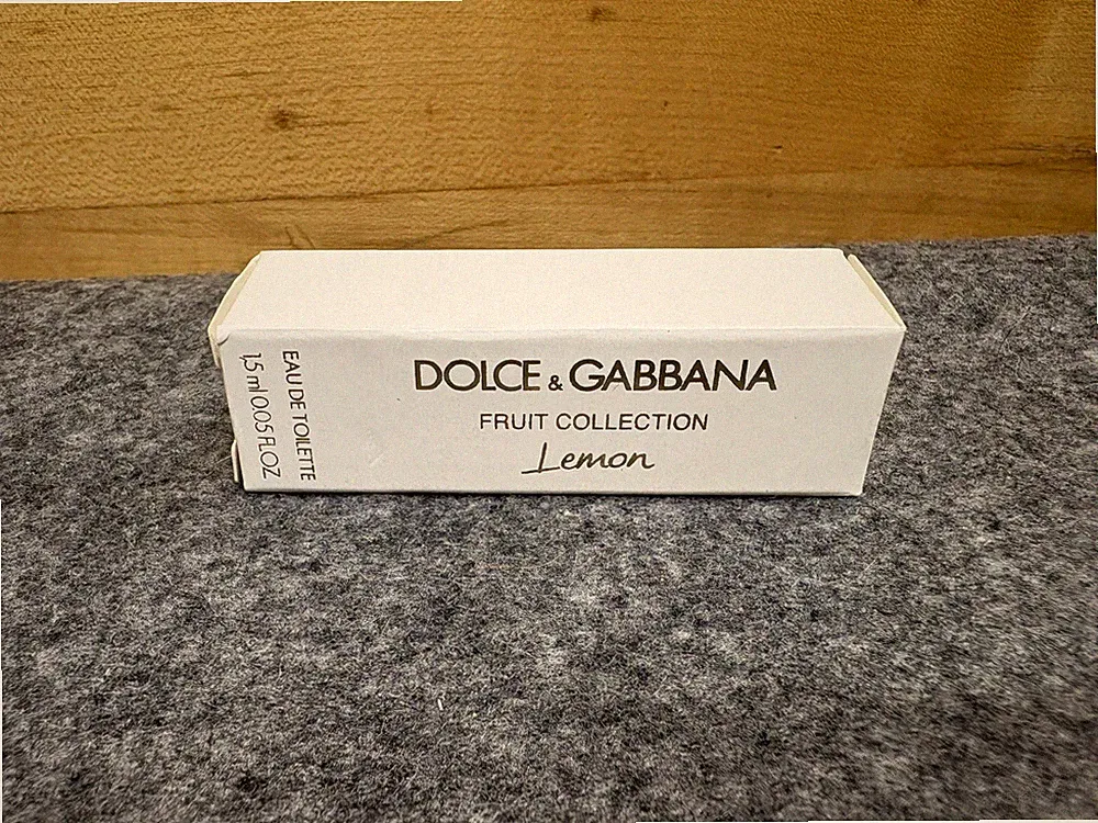 DOLCE & GABBANA FRUIT COLLECTION LEMON 1.5ml/0.05oz eau de toilette NEW