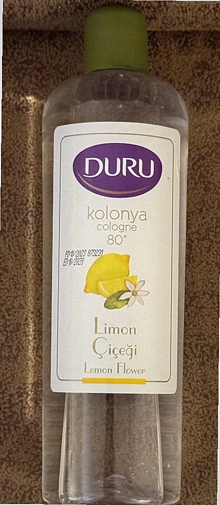 Duru Limon Çiçeği Kolonya Lemon Flower Cologne 400ml New Made in Turkey