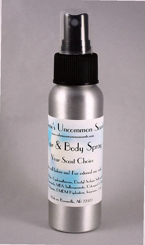 Lemon Sugar scented HAIR & BODY PERFUME FRAGRANCE SPRAY MIST 2.5oz