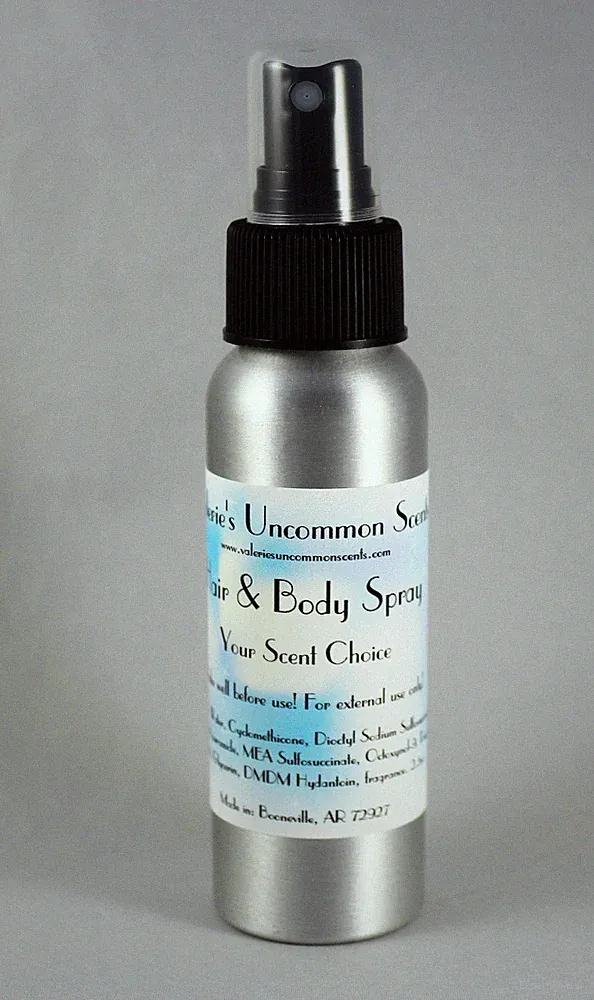 Lemon Lavender scented HAIR & BODY PERFUME FRAGRANCE SPRAY Mist 2.5oz