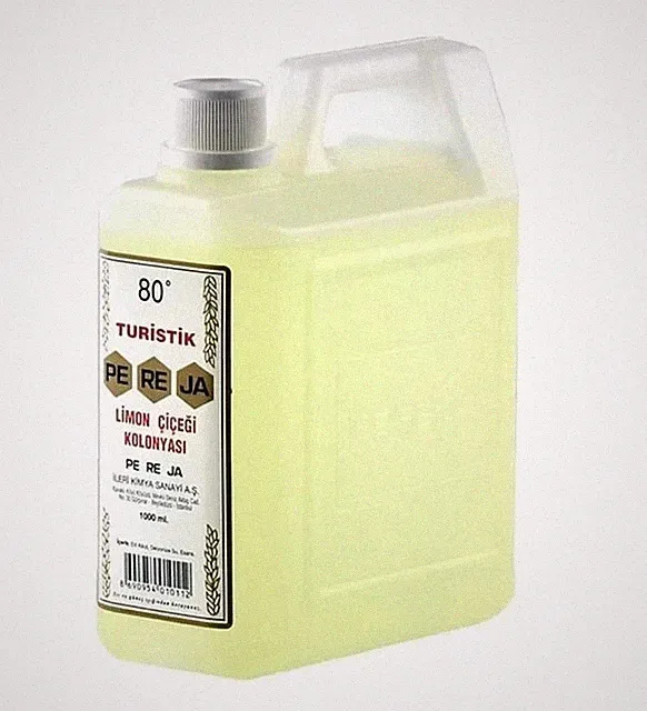 Pereja Lemon Cologne Limon Kolonya 1 Liter Handle 80% Alcohol/After Shave