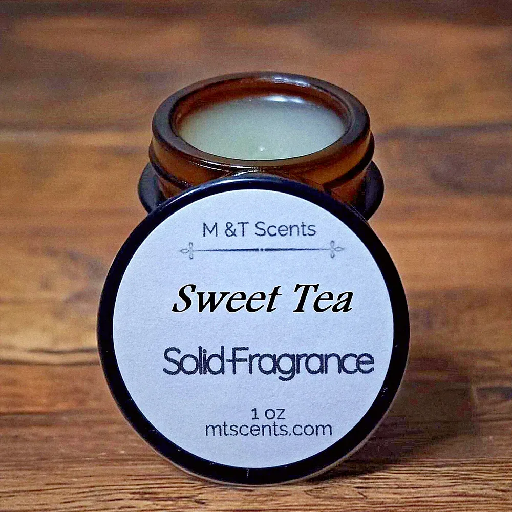 Sweet Tea scented 1 OZ SOLID FRAGRANCE blend of tea, sugar, lemon