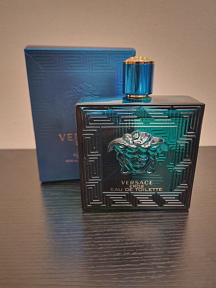 Versace Eros Eau de Toilette Spray 200ml 6.7 fl oz Lemon Mint Scent